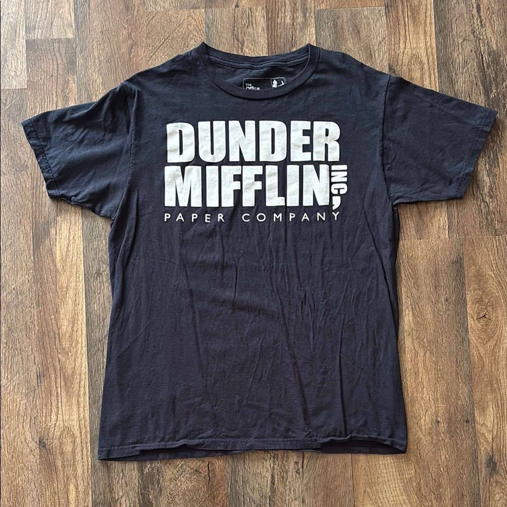 The Office Dunder Mifflin Navy Blue Graphic Tee